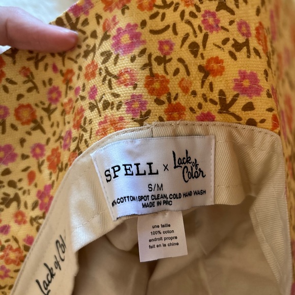 SPELL Floral Maxi Skirt and Lack Of Color Hat Set - Picture 9 of 13